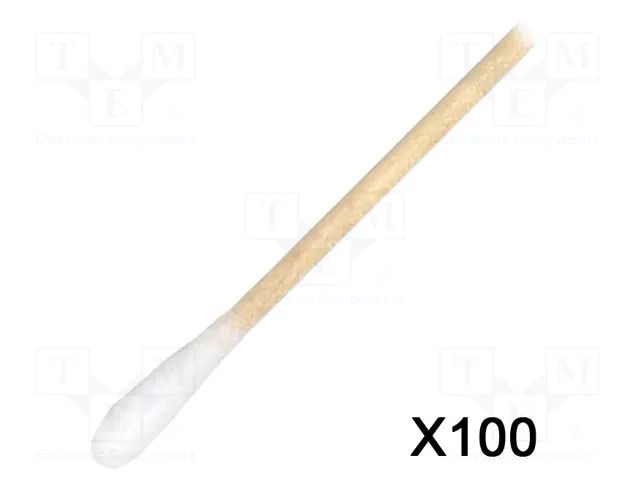 Cleaning cloth: cleaning sticks; 100pcs; L: 152mm; single sided CHEMTRONICS CH-CT100