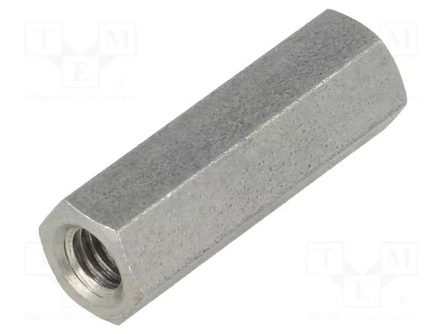 Screwed spacer sleeve; 25mm; Int.thread: M5; hexagonal DREMEC TFF-M5X25/DR148