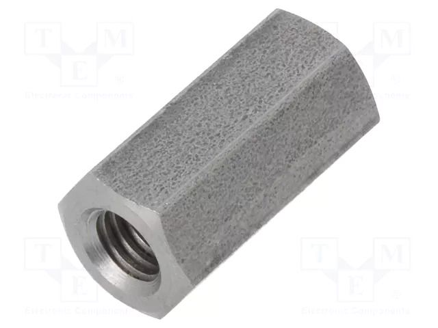 Screwed spacer sleeve; 20mm; Int.thread: M6; hexagonal DREMEC TFF-M6X20/DR149