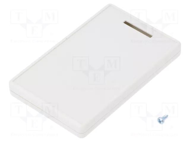 Enclosure: multipurpose; POCKET CARD; X: 54mm; Y: 85mm; Z: 10mm; ABS TEKO PC-1.7