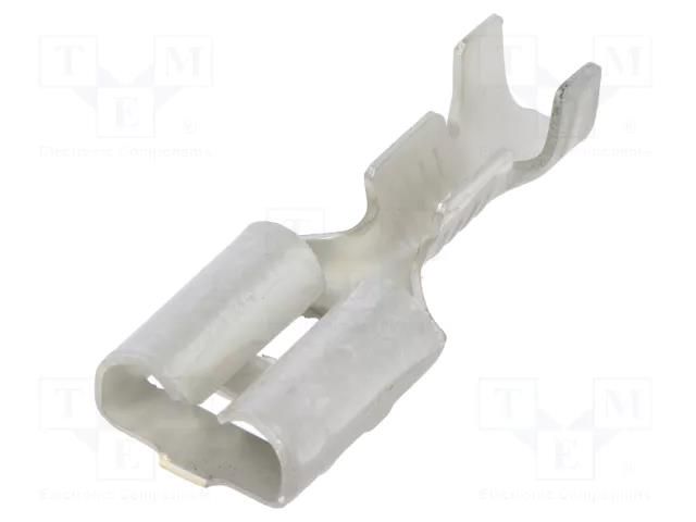Terminal: flat; 6.3mm; 0.8mm; female; 0.51÷1.65mm2; crimped; tinned TE Connectivity 5-160558-2