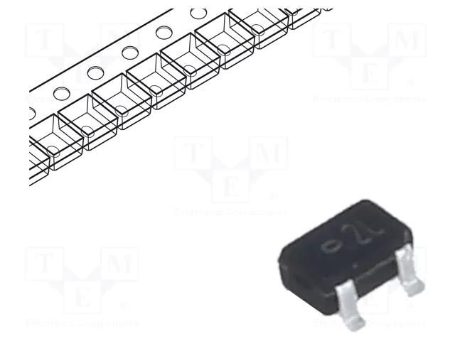 Transistor: PNP; bipolar; 150V; 0.6A; 0.2W; SOT323 CDIL CMBT5401W-CDI