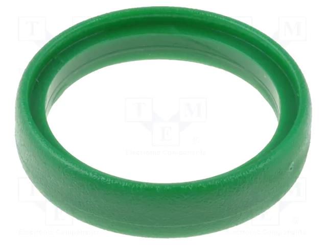 Marker; XLR connectors; green AMPHENOL AC-RING-GRN