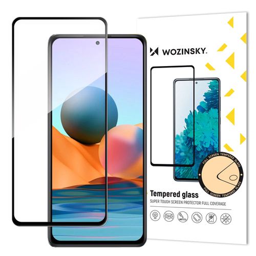 Wozinsky Super Durable Full Glue Full Screen Tempered Glass with Frame Case Friendly Xiaomi Redmi Note 12 Pro+ / Note 12 Pro / Note 12 5G / Note 12 / Xiaomi Redmi Note 10 Pro / Xiaomi 12T / 12 T Pro / Mi 11i / Mi 11T / Mi 11T Pro / POCO F3 / POCO X5 5G, W 5907769310447 5907769310447