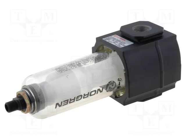 Compressed air filter; 35l/s; 0÷10bar; polycarbonate; A: 147mm NORGREN HERION F73G-3GN-AT3