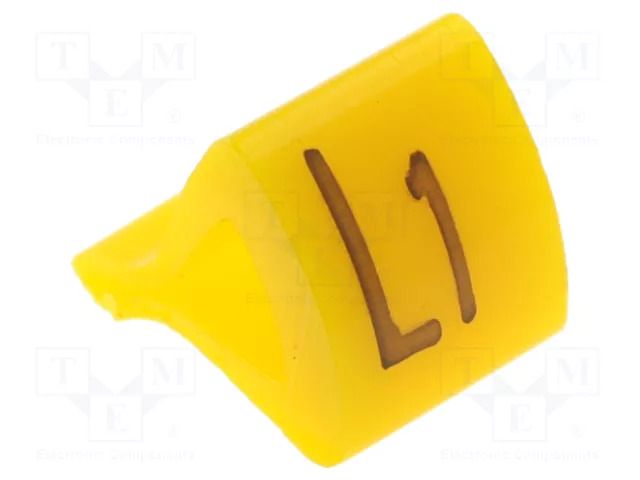 Markers; Marking: L1; 1.7÷3.5mm; H: 7mm; A: 6mm; -30÷100°C; leaded KURANT MZ-1/L1