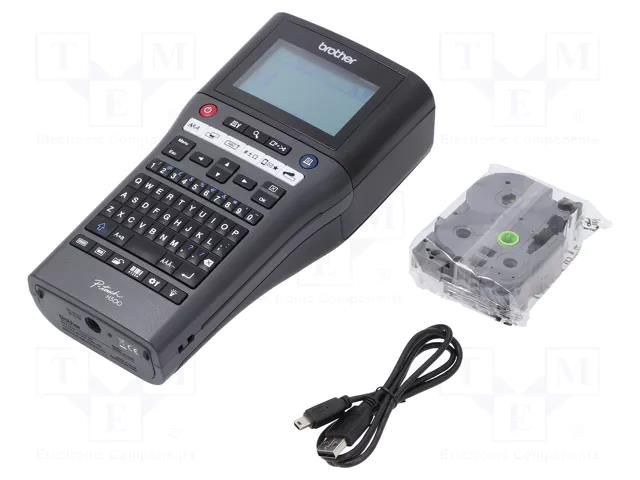 Label printer; Keypad: QWERTY; Interface: USB 2.0; 30mm/s BROTHER BR-PTH500