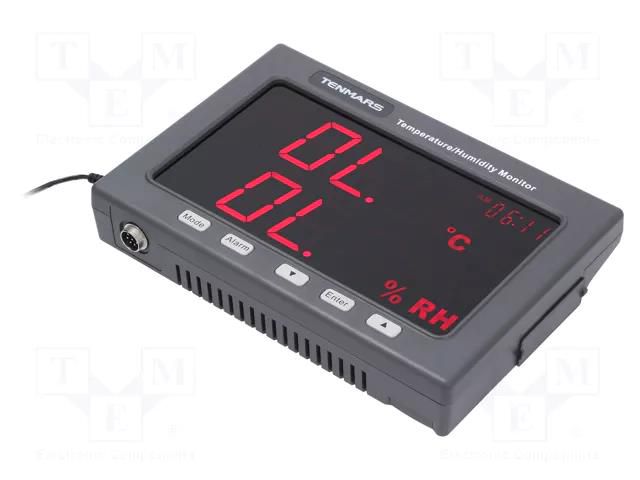 Thermo-hygrometer; -20÷60°C; 5÷95%RH; Accuracy: ±1°C TENMARS TM-185