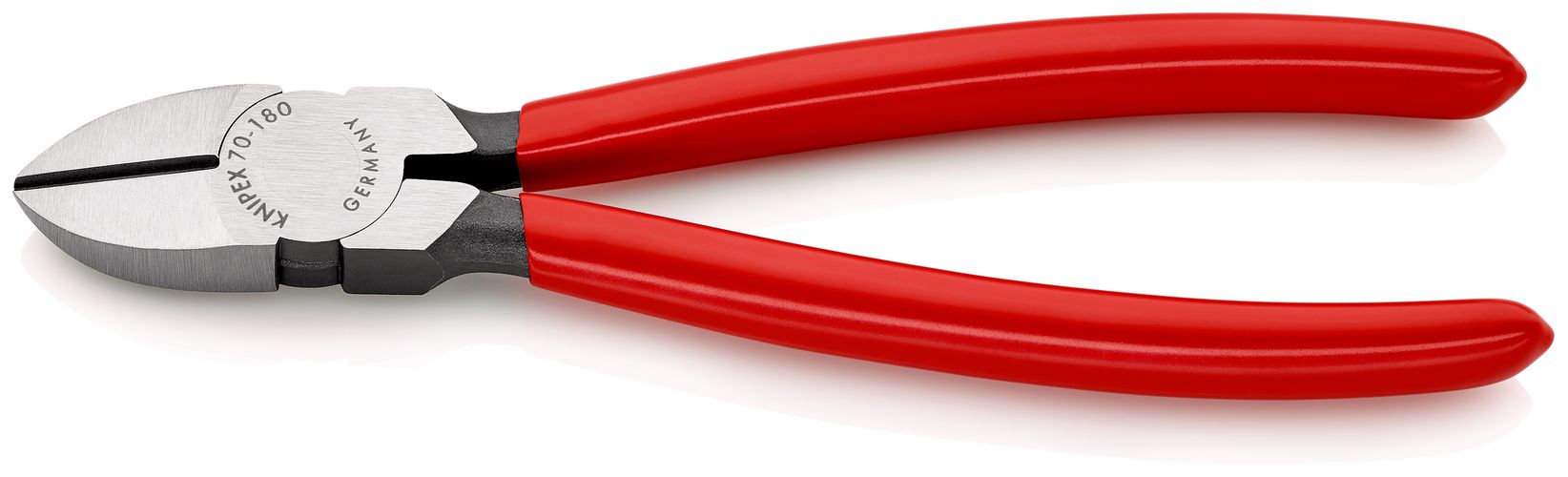 KNIPEX 70 01 180 EAN Diagonal Cutter with plastic coating black atramentized 180 mm 70 01 180 EAN 4003773022954