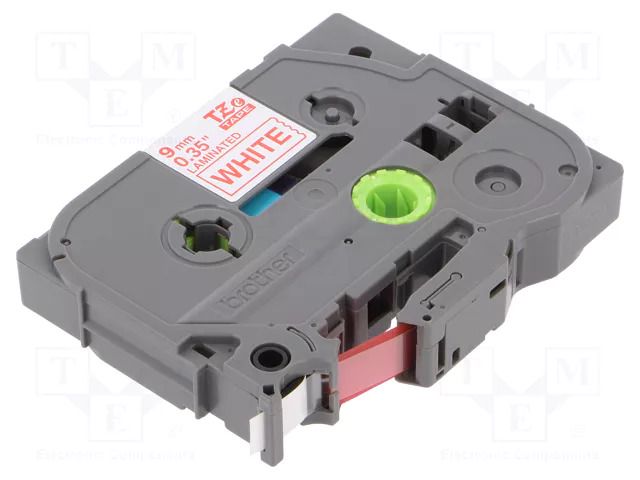 Tape; 9mm; 8m; white; Character colour: red; laminated,glued BROTHER BR-TZE222