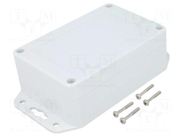Enclosure: multipurpose; X: 80mm; Y: 120mm; Z: 45mm; ZP; ABS; gasket KRADEX ZP1208045UJH-ABS