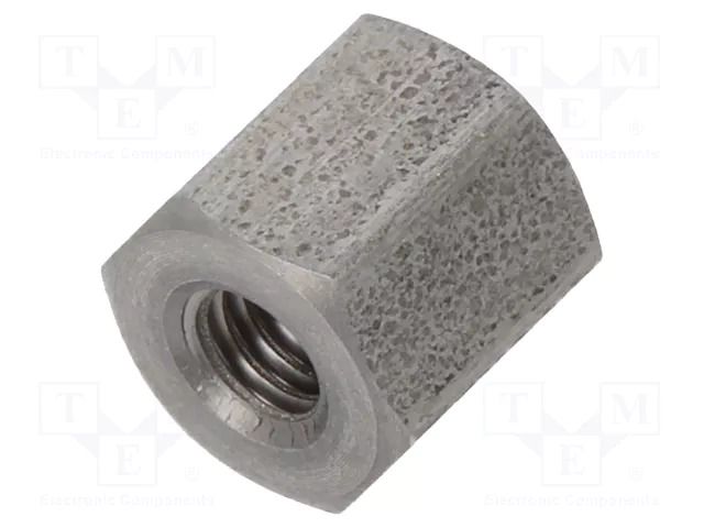 Screwed spacer sleeve; 5mm; Int.thread: M2,5; hexagonal DREMEC TFF-M2.5X5/DR142