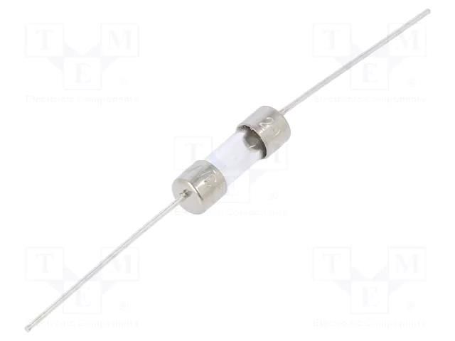 Fuse: fuse; 3A; 350VDC; quick blow; axial; 5x15mm; 208 LITTELFUSE 0208003.DRT1P