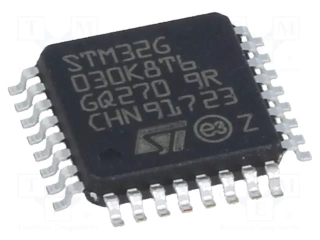 IC: STM32 ARM microcontroller; 64MHz; LQFP32; 2÷3.6VDC; -40÷85°C STMicroelectronics STM32G030K8T6