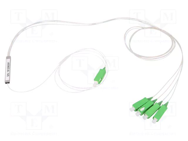 Transition: splitter; SC/APC,both sides; Input: SC/APC; 55x7x4mm FIBRAIN FIBRAIN-SPLIT-004