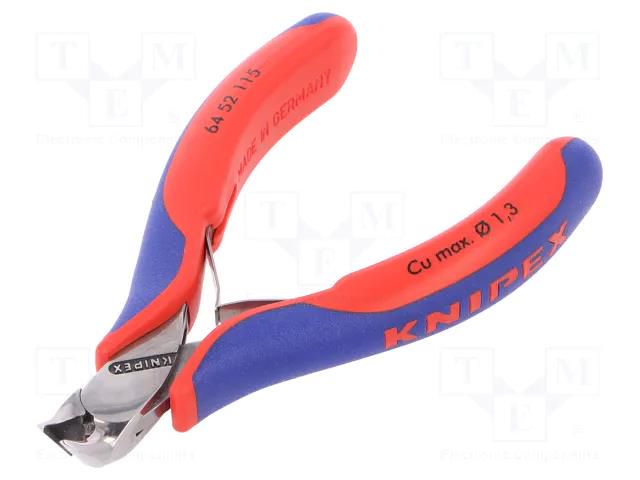 Pliers; end,cutting; two-component handle grips; 115mm KNIPEX KNP.6452115