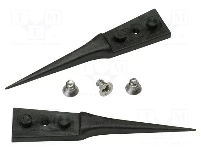 Kit of tips; Blade tip shape: flat; Tweezers len: 40mm; ESD; 2pcs. IDEAL-TEK IDL-A5CP