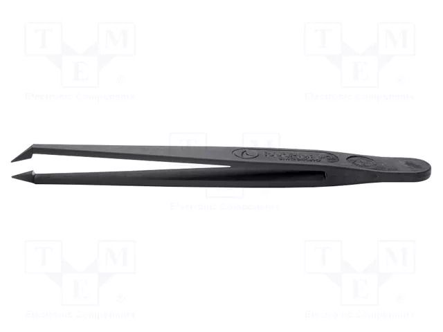 Tweezers; Blade tip shape: sharp; Tweezers len: 110mm; ESD IDEAL-TEK IDL-708.CF