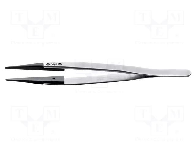 Tweezers; replaceable tips; Blade tip shape: flat; ESD IDEAL-TEK IDL-00CFR.SA.1