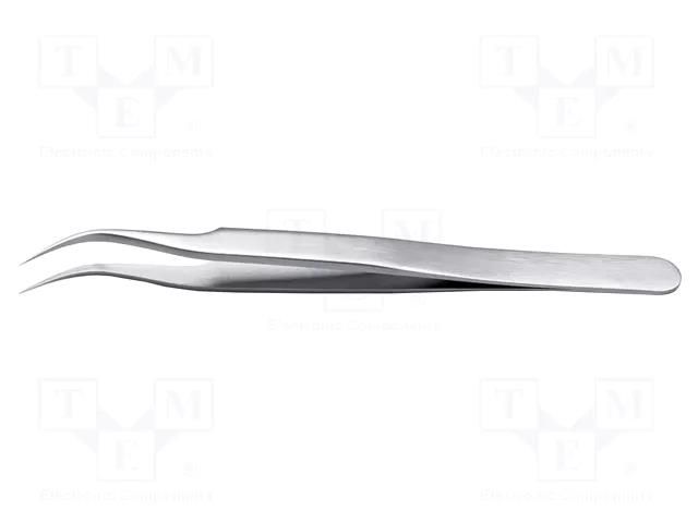 Tweezers; 120mm; for precision works; Blade tip shape: sharp IDEAL-TEK IDL-7.TA.0