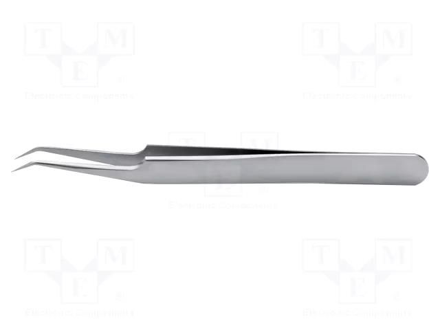 Tweezers; 115mm; for precision works; Blade tip shape: sharp IDEAL-TEK IDL-51S.TA.0