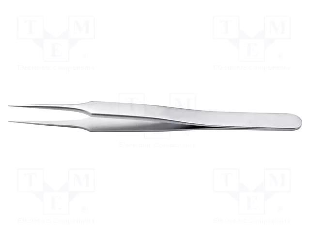 Tweezers; 110mm; for precision works; Blade tip shape: sharp IDEAL-TEK IDL-4A.SA.0