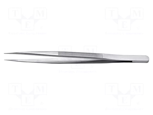 Tweezers; 150mm; Blades: narrow; Blade tip shape: flat; universal IDEAL-TEK IDL-119.SA.1
