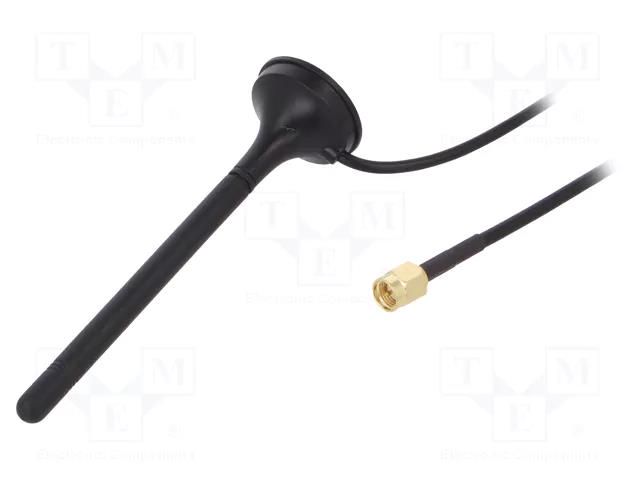 Antenna; LTE; 3.5dBi; 50Ω; 698÷960MHz,1710÷2700MHz; -30÷85°C; 2m SR PASSIVES GSM-ANT-CP01