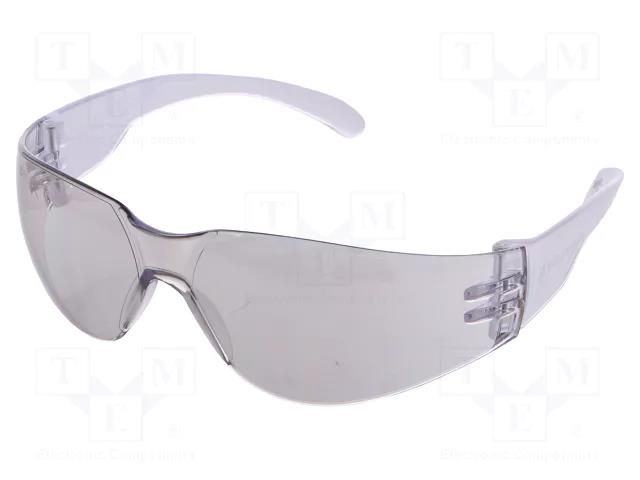 Safety spectacles; Lens: light mirror; Classes: 1; Features: UV400 DELTA PLUS DEL-BRAV2LM