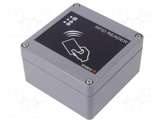 RFID reader; 10÷24V; MIFARE; HTTP,Modbus RTU,Modbus TCP,SNMP INVEO RFID-IND-M2-POE