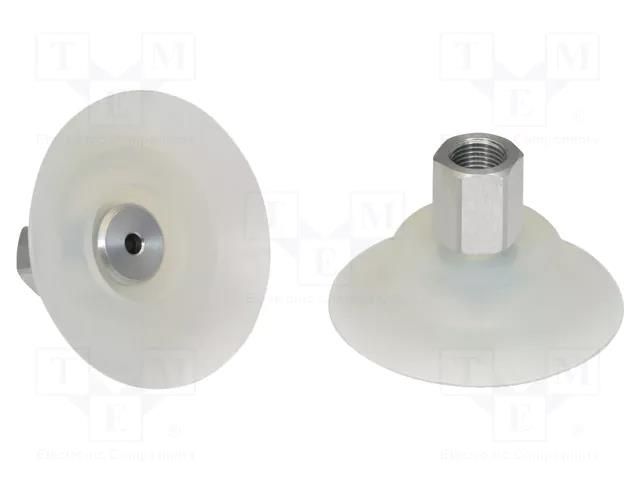 Suction cup; 50mm; G1/8" IG; Shore hardness: 55; 7cm3; 91N; PFYN SCHMALZ SMZ.10.01.01.00105