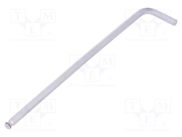 Wrench: hex key; inch,spherical; HEX 3/16"; Overall len: 163mm WIHA WIHA.24305