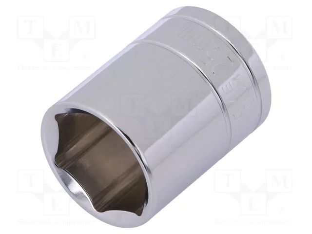 Socket; 6-angles,socket spanner; HEX 25mm; 1/2" Workpro WP-W074185WE