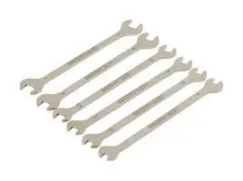 SPANNER SET, OPEN, 6PC 1933M/6T