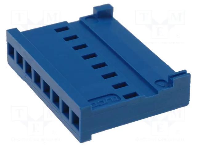 Connector: wire-board; plug; female; HE14; 2.54mm; PIN: 8; for cable TE Connectivity 281838-8