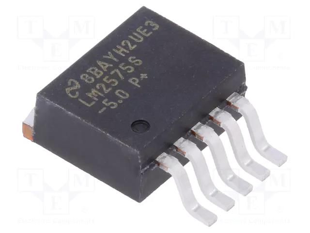 PMIC; DC/DC converter; Uin: 4÷40VDC; Uout: 5VDC; 1A; TO263-5; SMD TEXAS INSTRUMENTS LM2575S-5.0/NOPB