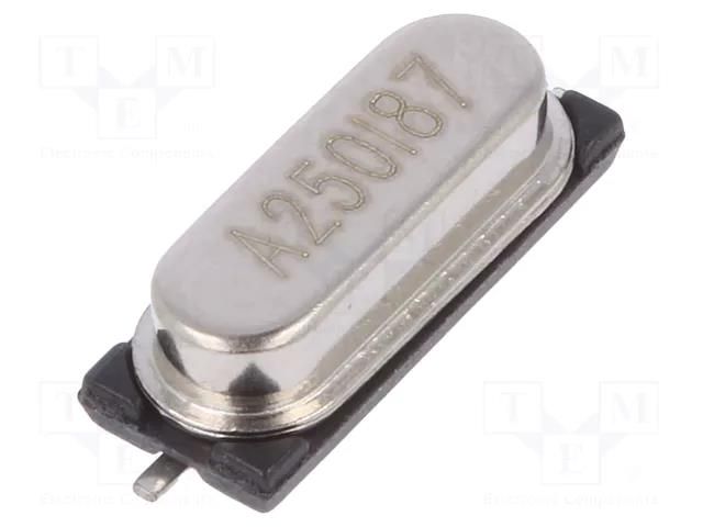 Resonator: quartz; 25MHz; 18pF; SMD; 4.7x11.4x3.3mm ABRACON ABLS2-25.000MHZ-D4