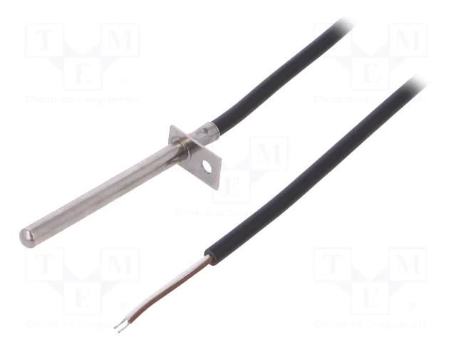 Sensor: temperature; Pt1000; 1000Ω; cl.B; Body dim: Ø6x73mm TEWA TEMPERATURE SENSORS TT4PT1000BT105OM55