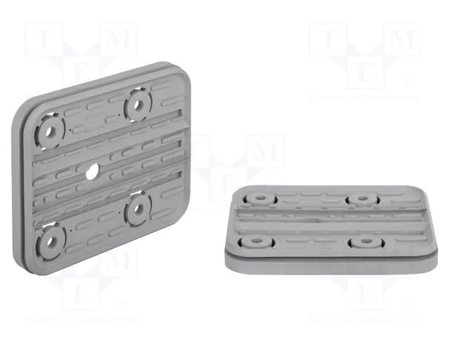 Suction-plate for vacuum block; 140x115x16.5mm SCHMALZ SMZ.10.01.12.00798