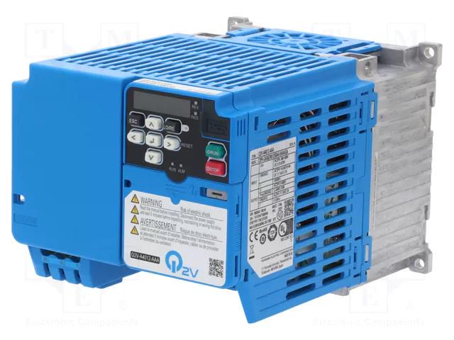 Vector inverter; 4/5.5kW; 3x400VAC; 3x380÷480VAC; 0÷590Hz; Q2V OMRON Q2V-A4012AAA