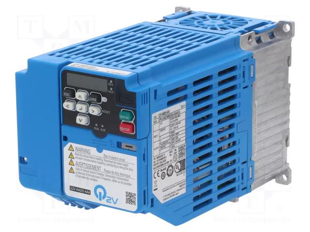 Vector inverter; 1.5/2.2kW; 3x400VAC; 3x380÷480VAC; 0÷590Hz; Q2V OMRON Q2V-A4005AAA