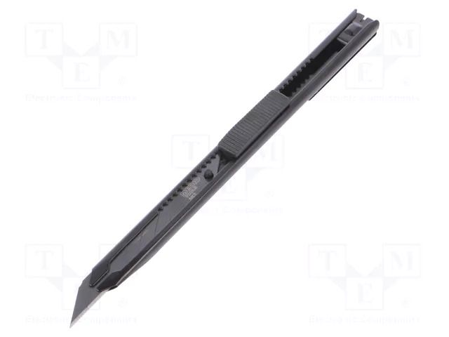 Knife; universal; 9mm; locked blade,pulled out, breakable blade MEDID MED.890