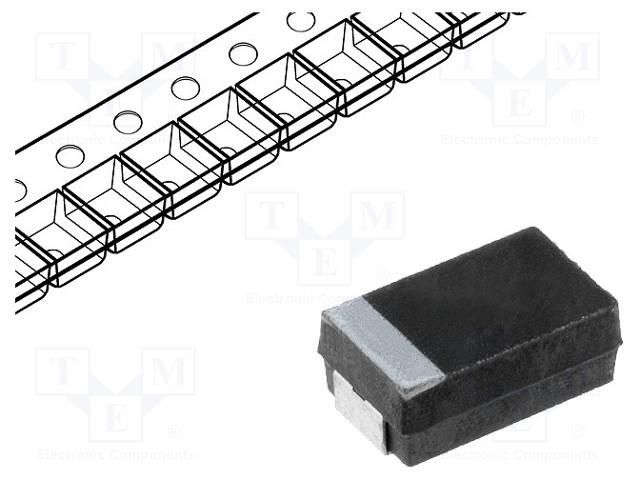 Capacitor: tantalum; 33uF; 20VDC; SMD; D; 2917; ±10%; -55÷125°C VISHAY 293D336X9020D2TE3