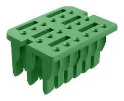 WEDGELOCK, 18POS, PLASTIC, GREEN AWV-18S