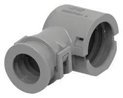 BACKSHELL, 2POS 90 DEG, BLK, PA 2363796-2