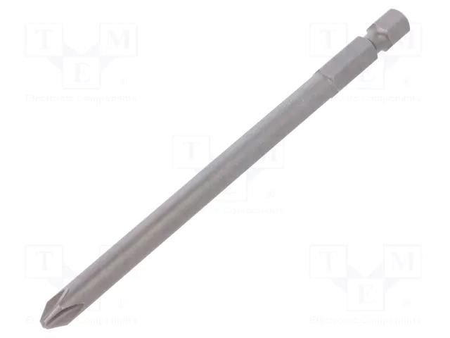 Screwdriver bit; Phillips; PH2; Overall len: 110mm; PROFESSIONAL WIHA WIHA.05800