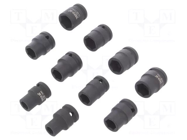 Wrench-set; 6-angles,socket spanner,impact; Mounting: 1/2" YATO YT-1025
