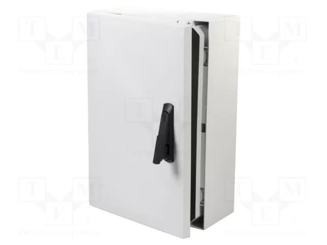 Enclosure: wall mounting; X: 400mm; Y: 600mm; Z: 210mm; ARCA; grey FIBOX ARCA604021S