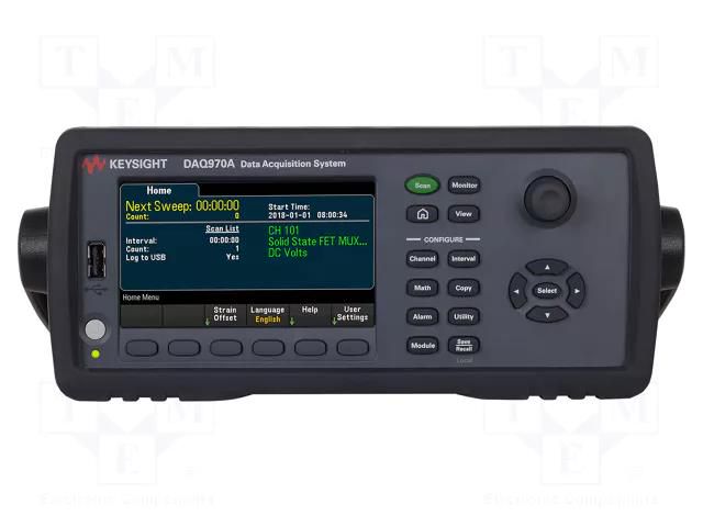 Meter: data acquisition system; Interface: LAN,USB; 100÷240VAC KEYSIGHT DAQ970A