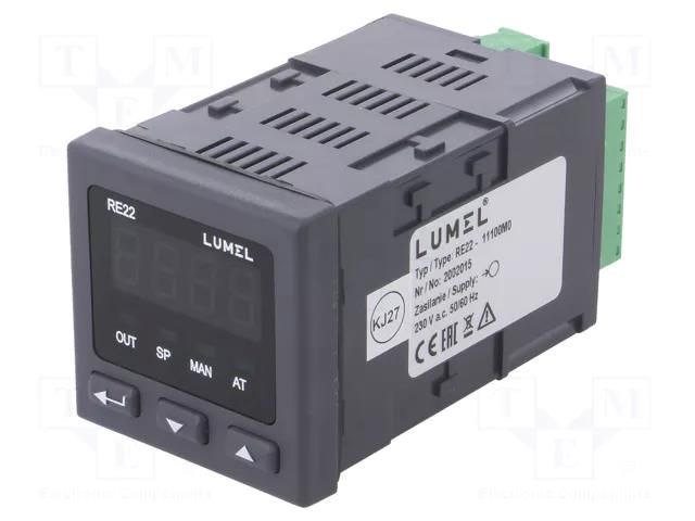 Module: regulator; temperature; 230VAC; 48x48x93mm LUMEL RE22-11100M0
